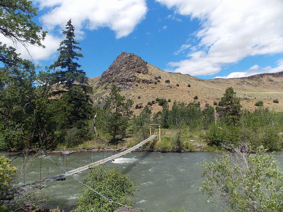 Hiking-TietonRiverTrail-Aviewofthemetalsuspensionbridge Hiking-TietonRiverTrail-Aviewofthemetalsuspensionbridge